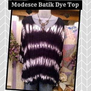Modesce Batik Dye Tunic Top